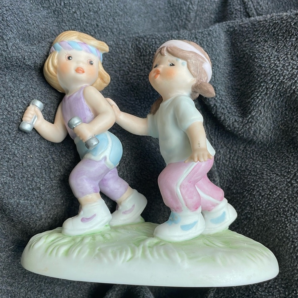 Vintage Enesco 1992 Sisters Best Friends Through Thick and Thin